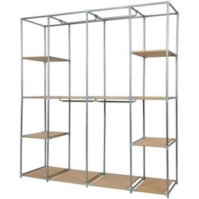 Resim Prado Double Askılıklı Çelik Profilli Bez Dolap 