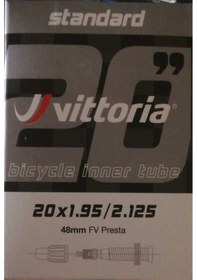 Resim VITTORIA STANDARD 20x1.95/2.125 PRESTA 48mm İÇ LASTİK 