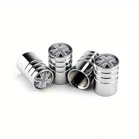Resim 4 adet İngiltere Bayrağı Bisiklet & Araba Lastik Valf Kapağı - Mini Cooper Countryman, Clubman, R55, R56, R60, F55, F60'ınıza stil katın! 
