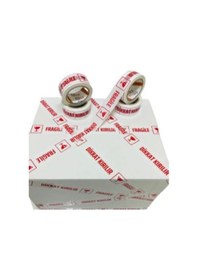 Resim Fragile Dikkat Kırılır Baskılı Koli Bandı 45 X 100 M 