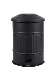 Resim Concept Pedallı Çöp Kovası Mat Siyah 8 Lt Siyah 