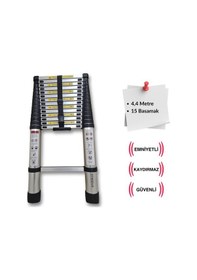 Resim 440 Cm. - 15 Basamaklı Teleskobik / Teleskopik Merdiven 