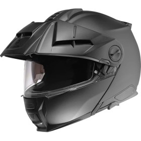 Resim Schuberth E2 Matt Black Çene Açılır Motosiklet Kaskı 