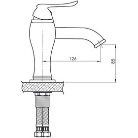 Resim Gpd Tauro Lavabo Bataryası Siyah Mlb150-O 