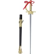 Resim Altın Renk Kabzalı Oyuncak Şövalye Kılıcı – 68 cm 