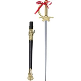 Resim Altın Renk Kabzalı Oyuncak Şövalye Kılıcı – 68 cm 