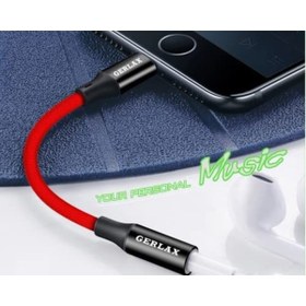 Resim teknosepetim Aux Lightning Kulaklık Audio Adaptör Fişi Hasır Iphone Ses Dönüştürücü Aparat3,5 Mm Gx-03 Gerlax 