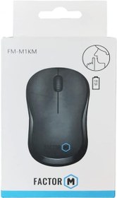 Resim Factor M M1 Süper Sessiz Kompact Kablosuz Mouse Siyah 