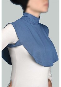 Resim Altobeh Düz Balıkçı Yaka Boğazlı Penye Tesettür Kadın Yakalık Boyunluk - Açık Kot 