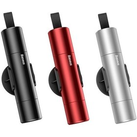 Resim Pazly Baseus Acil Durum Çekiç - Cam Kırıcı & Emniyet Kemeri Kesici, Araç İçin Hayat Kurtaran Alet 