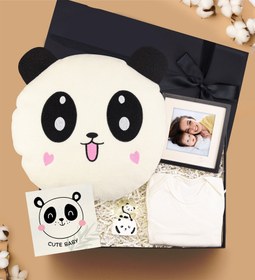 Resim Sevimli Panda Yenidoğan Hediye Seti 