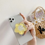 Resim GongtuShop A9 Stili Çiçek Süt Çay Ayısı Karikatür Bataklık Kavrama Telefon Genişleyen Tutucu Teleskopik Parmak Yüzük Tutucu Evrensel Cep Telefonu Standı (Yurt Dışından) 