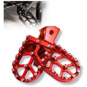 Resim Dream011 Kırmızı 6061 Alüminyum Alaşımlı Motorcycle Pedalı Light Bee/surron/crf150f/kdx200 