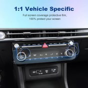 Resim 2 adet Tucson 2025 AC Ekran Koruyucu Hyundai Tucson (SE/SEL/SEL Convenience/XRT/Limited/Blue/N Line) AC Ekranları için, 2025 Tucson Hibrit Aksesuarları Yüksek Netlik Koruyucu Film A/C Ekran Nano Koruyucu Film 