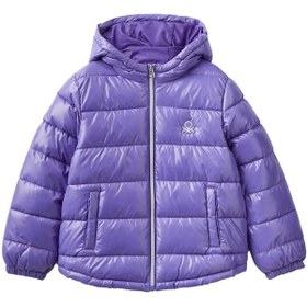 Resim Benetton Çocuk Mont 2eo0cn012 Mor 