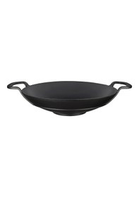 Resim Lava Döküm Wok Tava Metal Kulplu Çap 38 CM 