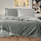 Resim Özdilek Çift Kişilik Ranforce Colourist Pike Takımı Kül Gri-Silver 