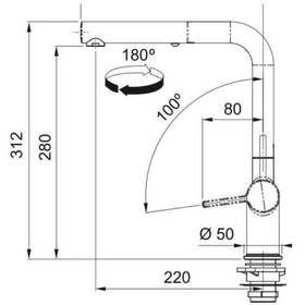 Resim Franke Active Plus Metalic Doccia Matt Black Siyah 
