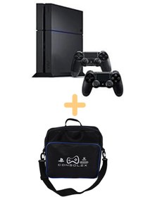 Resim Sony PS4 Standart 500GB (Yenilenmiş) + 2 Kol + ConsoleX Çanta + 12 Ay Garanti 