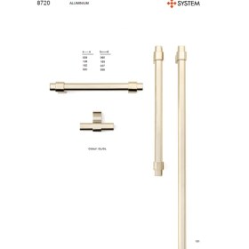 Resim 192 Mm Altın Rengi Klasik Kulp - Ssy8720 0192 Gl-Gl 
