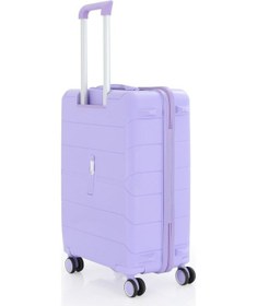 Resim Mçs Polipropilen Valiz V366 65 Cm Orta Boy Lila Lila 