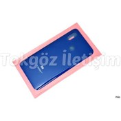 Resim Tkgz Xiaomi Mi 8 Arka Kapak Batarya Pil Kapağı Cam Mavi 