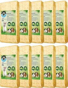 Resim Doğal Elma Aromalı Tozsuz Kemirgen Talaşı 15 Lt. 10'lu 