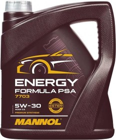 Resim Mannol M7703-4 Energy Formula Psa Sae 5w-30 Acea C3 Motor Yağı 4 L 