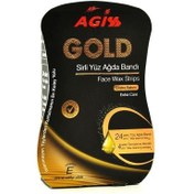 Resim Agiss Gold Sirli Yüz Ağda Bandı 24lü 