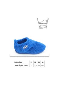 Resim Gezer Erkek Çocuk Kışlık Tek Cırtlı Ayarlanabilir Pvc Taban Ev Okul Kreş Panduf Ga2kpm.03421.00.gz9.b3 Mavi 