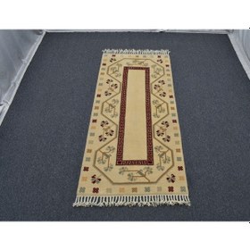 Resim Zehra Abla Halı Yeni El Dokuma Modern Çiçekli Muğla Milas Yün Yolluk Halı 5828 Renkli 
