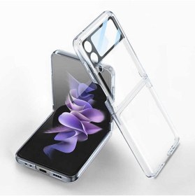 Resim morfide Samsung Galaxy Z Flip 4 Uyumlu Kılıf Zore Kıpta Lensli Kapak 