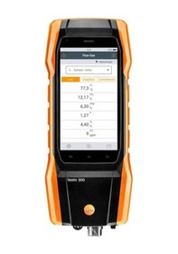 Resim Testo 300 Ll Baca Gazı Analiz Cihazı Yazıcılı Set 15000 Ppm 