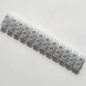 Resim No:1 Yanmaz Plastik Sıra Klemens 12 Li 2 Adet 