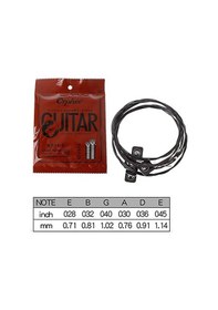 Resim Orphee Nx35-C Siyah Renk Klasik Gitar Tel Seti-Pena 