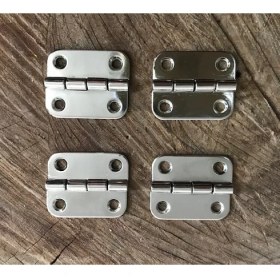 Resim Ars Pirinç Menteşe Dekoratif Tavla Ve Kutu Menteşe Krom 100adet 