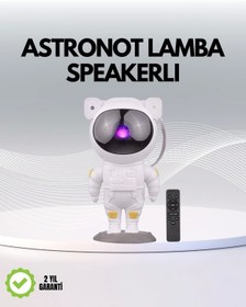 Resim Usb Güç Bağlantılı Çok Fonksiyonlu Astronot Gece Lambası 