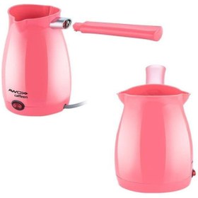 Resim AWOX Türk Kahve Makinesi pembe 5 Fincan Fincan Kapasitesi 