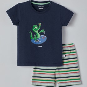 Resim Woody Pamuklu Erkek Bebek Pijama-pss - 874-insignia Mavi 