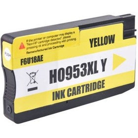 Resim Hp 953Xl F6U18Ae Sarı Uyumlu Kartuş 