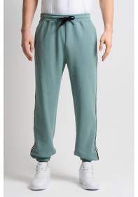 Resim Alexandergardı Yanları Şeritli Paçası Lastikli Eşofman Altı Açık Yeşil 