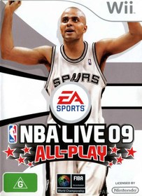 Resim NBA Live 09 All-Play Nintendo Wii Oyun Basketbol Oyunu 