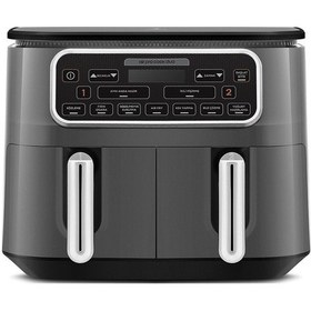 Resim Karaca Air Pro Cook Duo Köz Xxxl 8 Kişilik Airfryer 4 + 4 L 