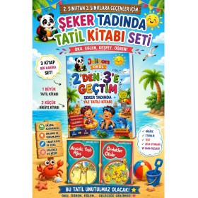 Resim 2.sınıftan 3.sınıflara Geçenler Için Şeker Tadında Yaz Tatili Kitabı ( Hikaye Kitabı Hediyeli) 