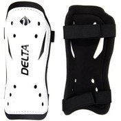 Resim Delta Çift Cırtlı 2 Adet Tekmelik Futbol Tekmeliği Futbolcu Kaval Koruyucu-beyaz Beyaz 