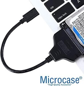 Resim Microcase Type C to 2.5 inç Sata HDD SSD Çevirici Veri Aktarma Kurtarma Kablosu - AL2626 