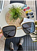 Resim Royal Eyewear Ex657 Gold Black Unisex Güneş Gözlüğü 