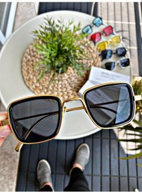 Resim Royal Eyewear Ex657 Gold Black Unisex Güneş Gözlüğü 