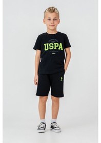 Resim U.s. Polo Assn. Erkek Çocuk Siyah Bermuda Takım Us2430-c-v1 Siyah 