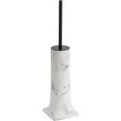 Resim Tuvalet Fırçalığı Mermer Desenli-Siyah 422X105X105 Mm 